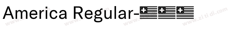America Regular字体转换 America Regular字体转换